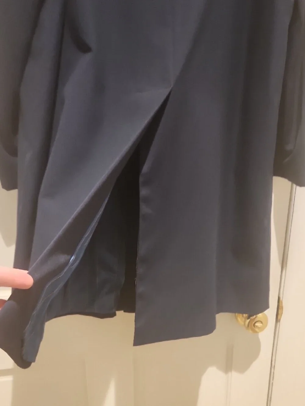 Willerby Vintage Men's Navy Long Overcoat Regent Street London